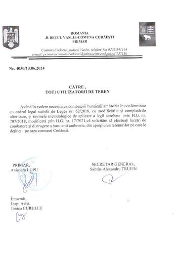 INFORMARE CETATENI