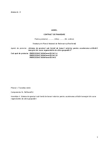 5  Anexa  4    Model de contract finantare I4