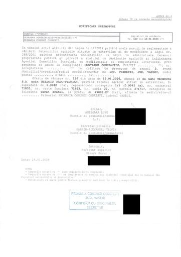 0,9942 71853 AGRI TERENURI