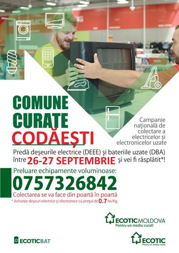 Informare campanie colectare deseuri electrice (DEEE) si baterii uzate